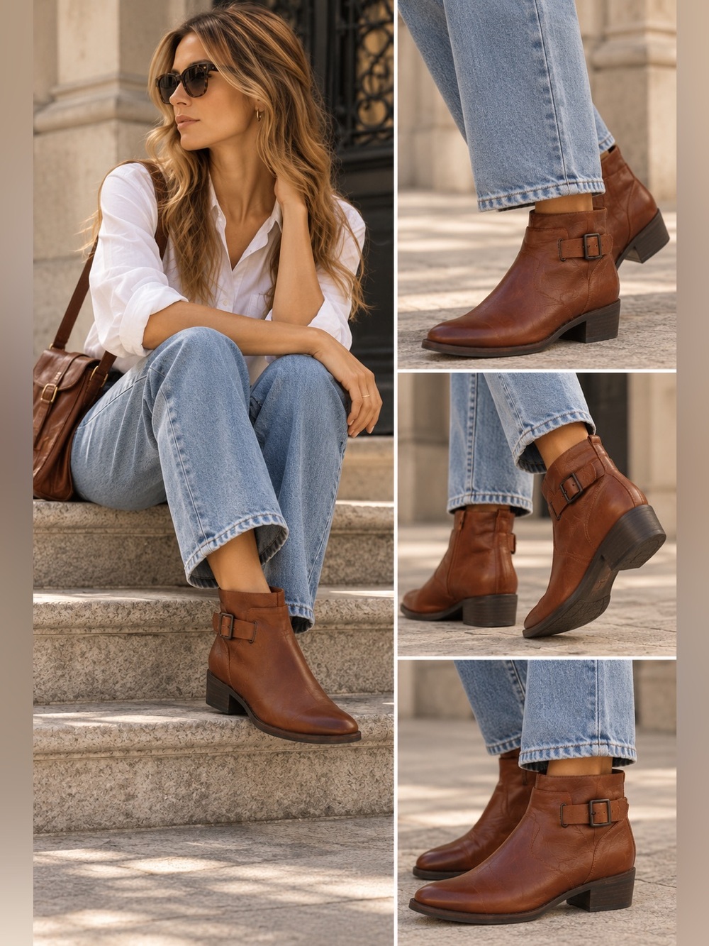 UGG Ankle Leather Bootie